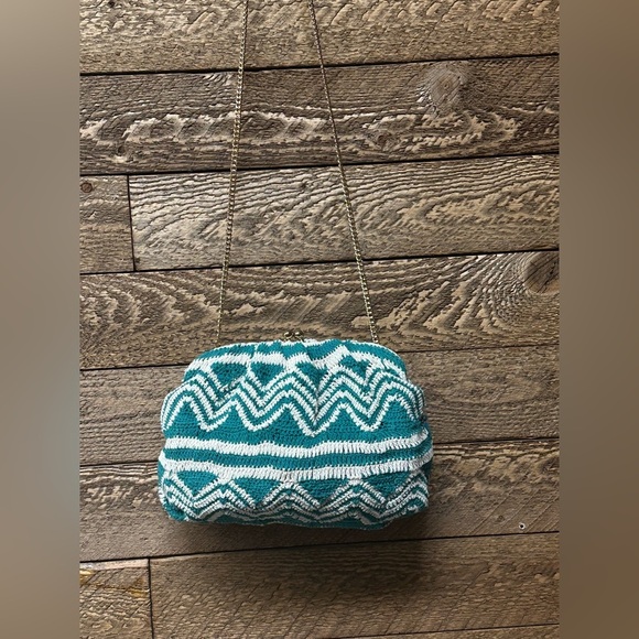 M.A.B.E. Kinta Crochet Pouch in Eucalyptus - Picture 4 of 8